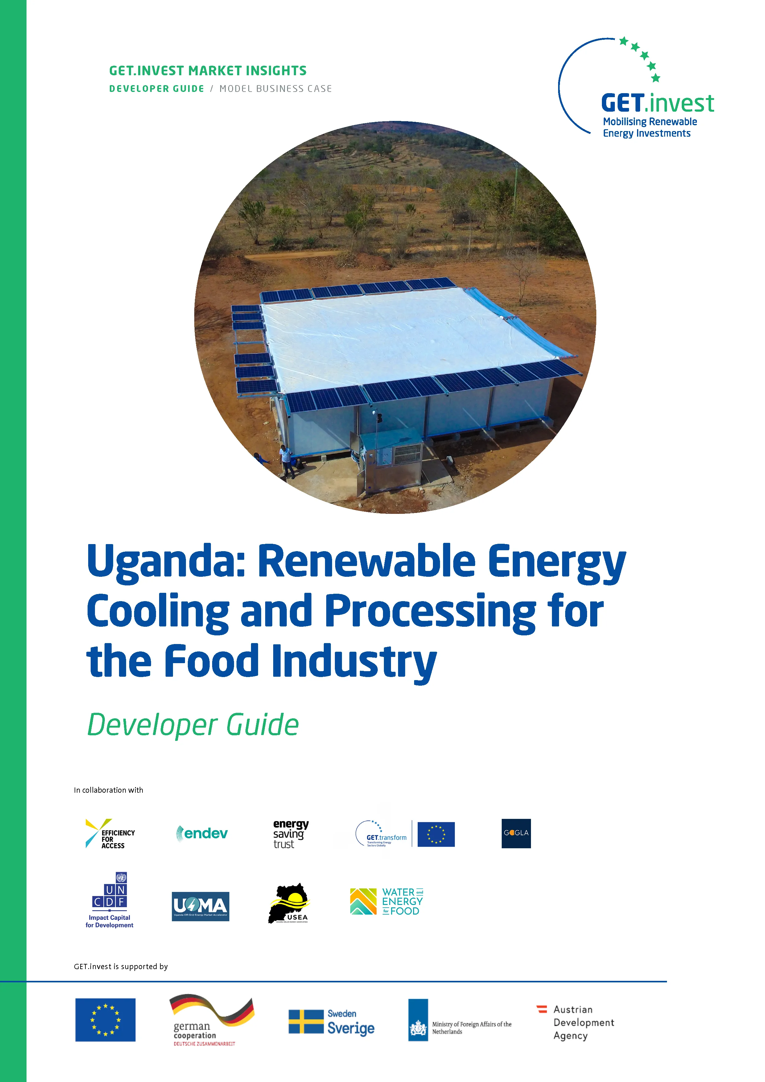 GET.Invest Market Insights – Uganda: Renewable Energy Cooling and Processing for the Food Industry Developer Guide